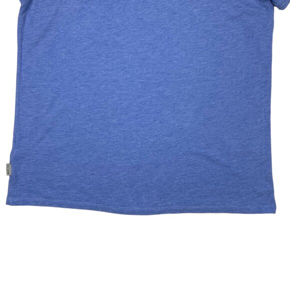 Ted Baker Mens Ovaskep Polo Collar Shirt 6 US/2XL XXL Blue Short Sleeve Preppy - Picture 9 of 11